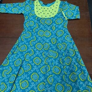 Blue and Green women’s dress